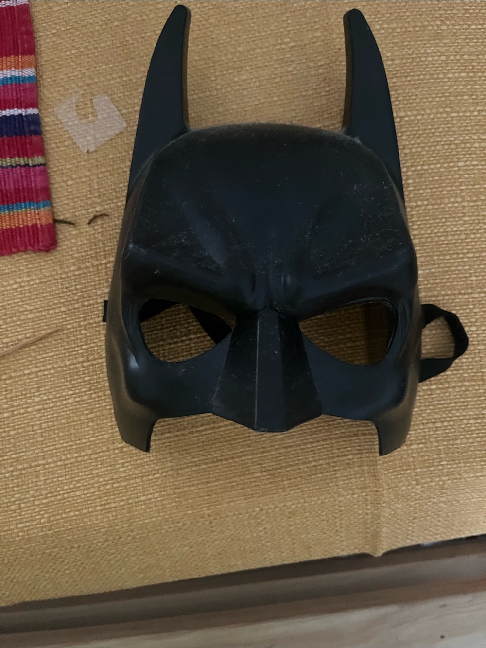Black Batman half-face Mask